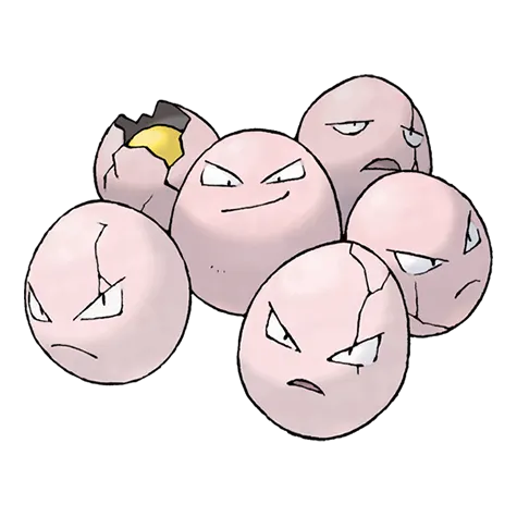 Exeggcute official artwork