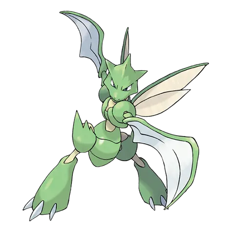 Scyther official artwork