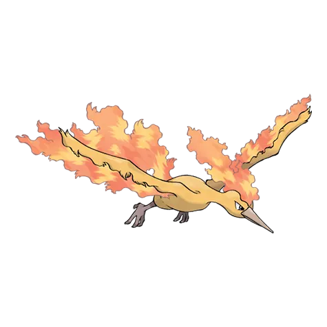 Moltres official artwork