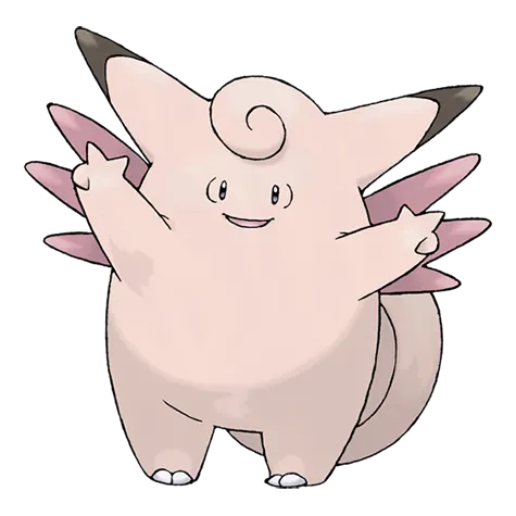 Clefable official artwork