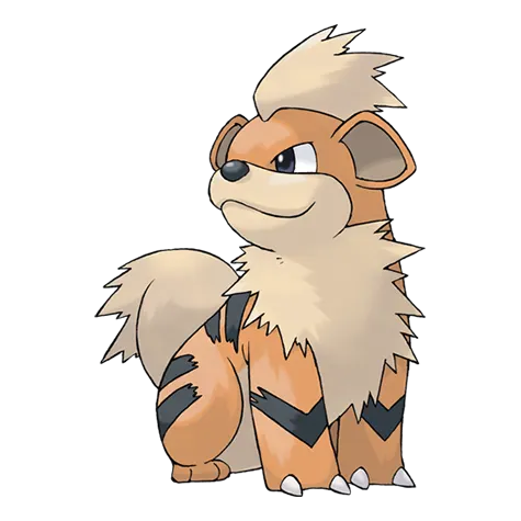 Growlithe official artwork