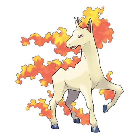 Rapidash official artwork