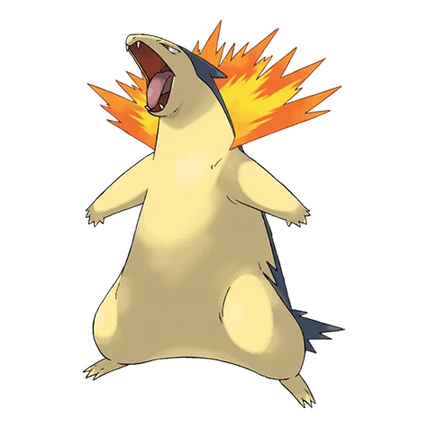 Typhlosion official artwork