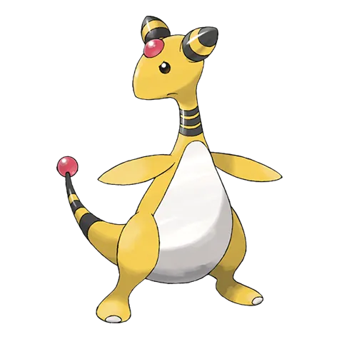 Ampharos official artwork
