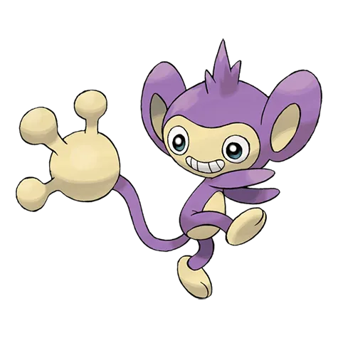 Aipom official artwork