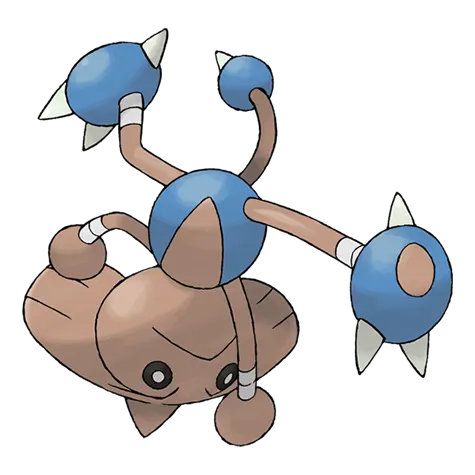 Hitmontop official artwork