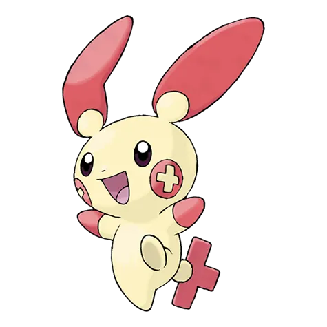Plusle official artwork