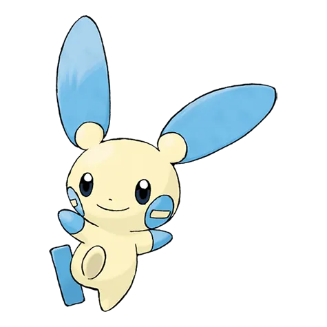 Minun official artwork