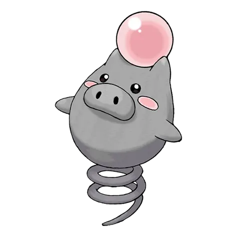 Spoink official artwork