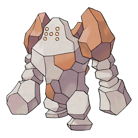 Regirock official artwork