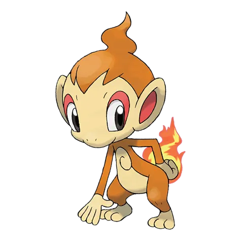 Chimchar official artwork