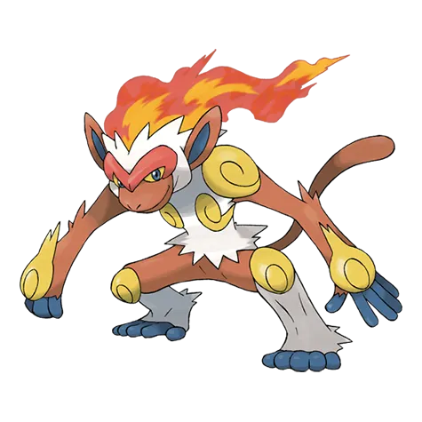 Infernape official artwork