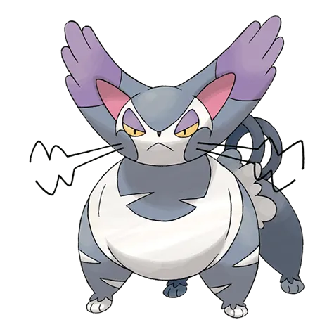 Purugly official artwork