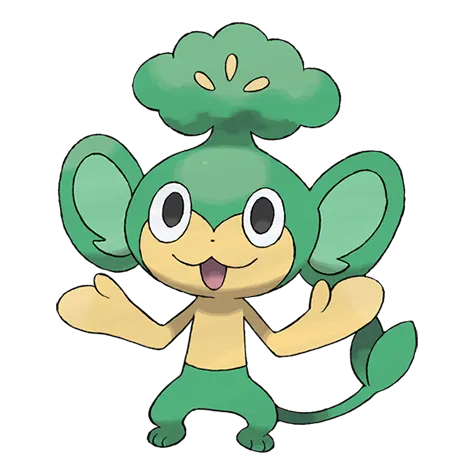 Pansage official artwork