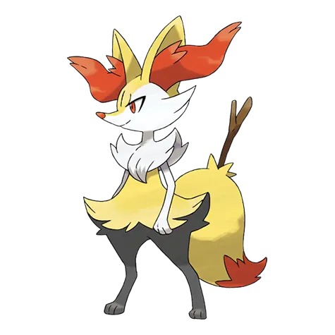 Braixen official artwork