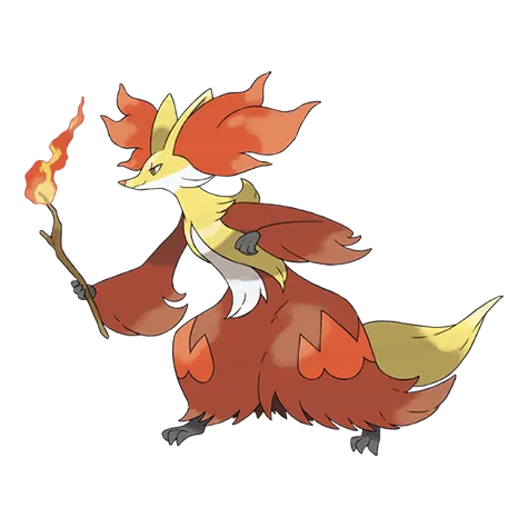Delphox official artwork