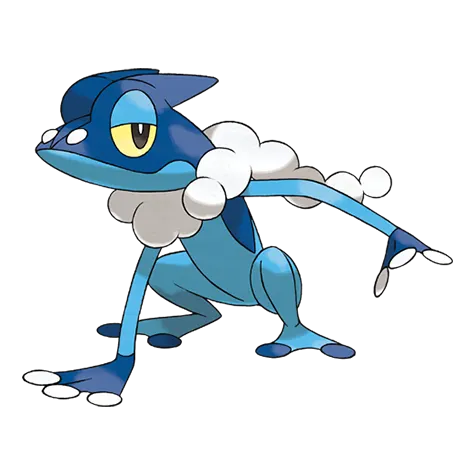 Frogadier official artwork