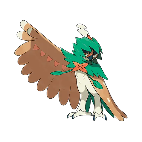 Decidueye official artwork