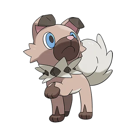 Rockruff official artwork