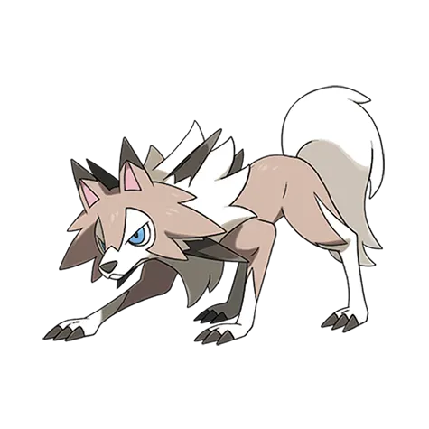 Lycanroc Midday official artwork
