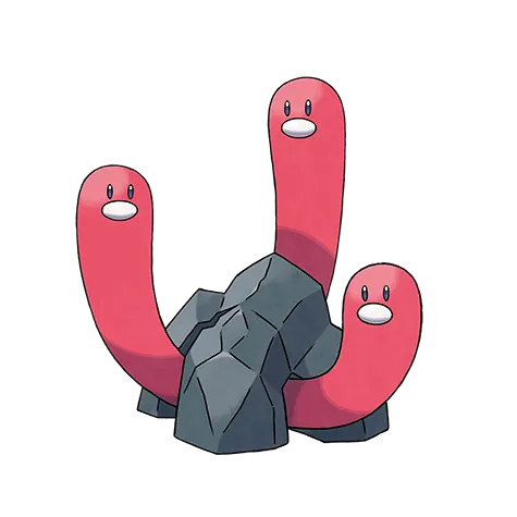 Wugtrio official artwork